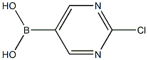 2-Chloro-5-pyrimidinylboronic acid Struktur