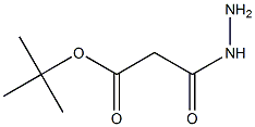 tert-butyl 3-hydrazinyl-3-oxopropanoate Struktur