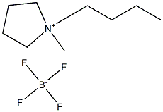 N-butyl-N-methylpyrrolidinium tetrafluoroborate Struktur