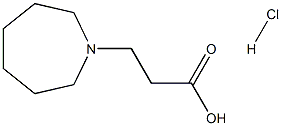 3-Azepan-1-yl-propionic acid hydrochloride Struktur