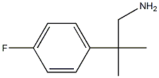 2-(4-Fluoro-phenyl)-2-methyl-propylamine Struktur