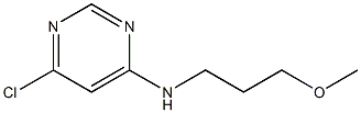 6-Chloro-N-(3-methoxypropyl)-4-pyrimidinamine Struktur