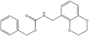 benzyl ((2,3-dihydrobenzo[b][1,4]dioxin-5-yl)methyl)carbamate Struktur