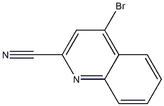 4-bromoquinoline-2-carbonitrile Struktur