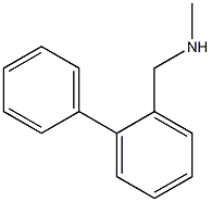 1-(Biphenyl-2-yl)-N-methylmethanamine Structure