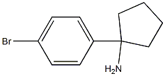 1-(4-Bromophenyl)cyclopentanamine Struktur