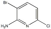 3-Bromo-6-chloropyridin-2-amine Struktur