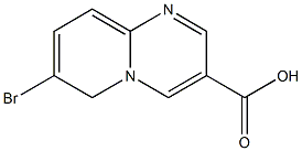 7-bromo-6H-pyrido[1,2-a]pyrimidine-3-carboxylic acid Struktur