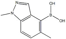 1,5-dimethyl-1H-indazol-4-yl-4-boronic acid Struktur