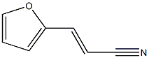 2-Furanacrylonitrile Struktur