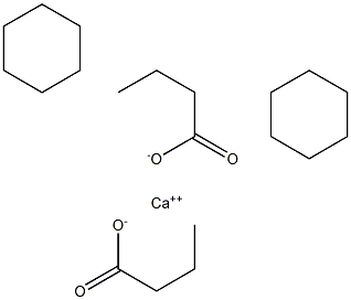 Cyclohexane butyrate calcium salt Struktur