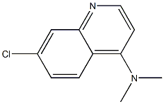 7-chloro-N,N-dimethylquinolin-4-amine Struktur