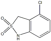 4-chloro-1,3-dihydro-2,1-benzisothiazole 2,2-dioxide Struktur