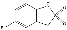 5-bromo-1,3-dihydro-2,1-benzisothiazole 2,2-dioxide Struktur