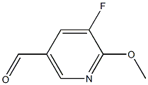 5-fluoro-6-methoxynicotinaldehyde Struktur