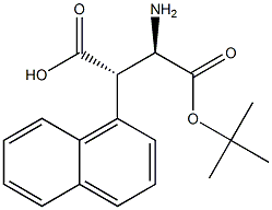 (R,S)-Boc-3-amino-2-(naphthalen-1-yl)-propionic acid Struktur