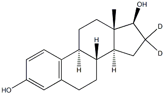 17b-Estradiol-16,16-d2 Struktur