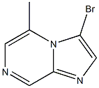 3-broMo-5-MethyliMidazo[1,2-a]pyrazine Struktur