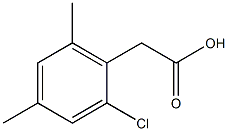 4,6-DiMethyl -2-chlorophenylacetic acid Struktur