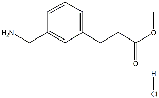 Methyl 3-[3-(aMinoMethyl)phenyl]propionate hydrochloride, 97% Struktur