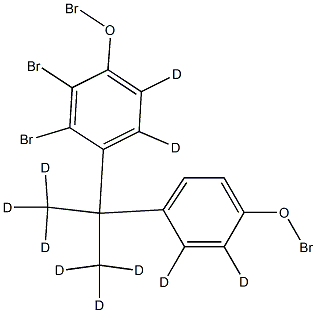 Tetrabromobisphenol A D10 Struktur