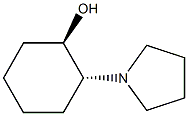 trans-2-Pyrrolidin-1-ylcyclohexanol Struktur