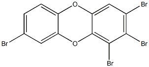 1,2,3,8-Tetrabromodibenzo-p-dioxin Struktur