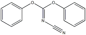 Diphenyl N-cyanocarbonimidate 97% Struktur