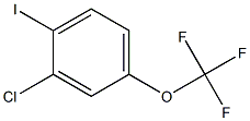 3-Chloro-4-iodo-alpha,alpha,alpha-trifluoroanisole Struktur