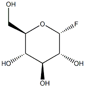 a-D-Glucopyranosyl fluoride Struktur