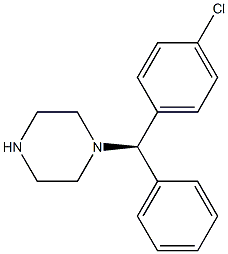 (R)-4-chlorobisphenylmethylpiperazine Struktur