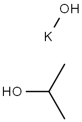 Isopropanol-potassium hydroxide Struktur