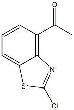 1-(2-Chloro-benzothiazol-4-yl)-ethanone Struktur