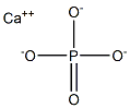 Calcium monophosphate standard solution Struktur