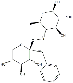 Benzyl 4-O-b-D-glucuronyl-b-D-xylopyranoside Struktur