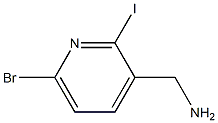 (6-Bromo-2-iodo-pyridin-3-yl)-methyl-amine Struktur