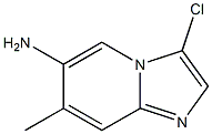 3-Chloro-7-methyl-imidazo[1,2-a]pyridin-6-ylamine Struktur