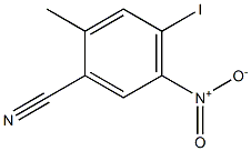 4-Iodo-2-methyl-5-nitro-benzonitrile Struktur