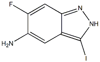 6-Fluoro-3-iodo-2H-indazol-5-ylamine Struktur