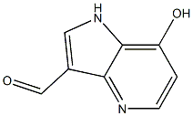 7-Hydroxy-1H-pyrrolo[3,2-b]pyridine-3-carbaldehyde Struktur