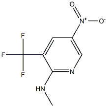 Methyl-(5-nitro-3-trifluoromethyl-pyridin-2-yl)-amine Struktur