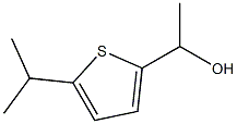 1-(5-isopropylthiophen-2-yl)ethanol Struktur