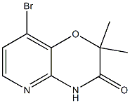 8-bromo-2,2-dimethyl-2H,3H,4H-pyrido[3,2-b][1,4]oxazin-3-one Struktur