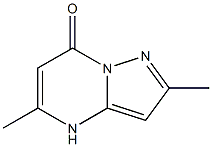 2,5-Dimethyl-4H-pyrazolo[1,5-a]pyrimidin-7-one Struktur