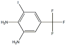 3-Iodo-5-trifluoromethyl-benzene-1,2-diamine Struktur