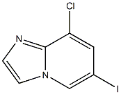 8-Chloro-6-iodo-imidazo[1,2-a]pyridine Struktur