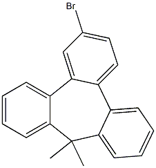 2-Bromo-9,9-dimethyl-9H-tribenzo[a,c,e]cycloheptene Struktur