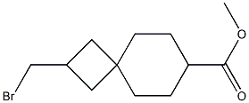 methyl 2-(bromomethyl)spiro[3.5]nonane-7-carboxylate Struktur