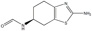 (S)-N-(2-Amino-4,5,6,7-tetrahydrobenzo[d]thiazol-6-yl)formamide Struktur