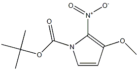 tert-Butyl 3-methoxy-2-nitro-1H-pyrrole-1-carboxylate Struktur